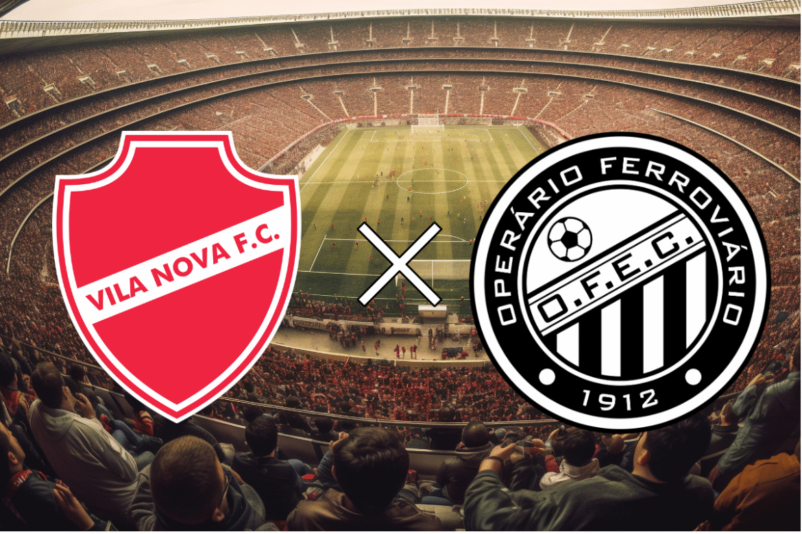 Logo do Vila Nova e do Operário para o jogo pela Série B 2025
