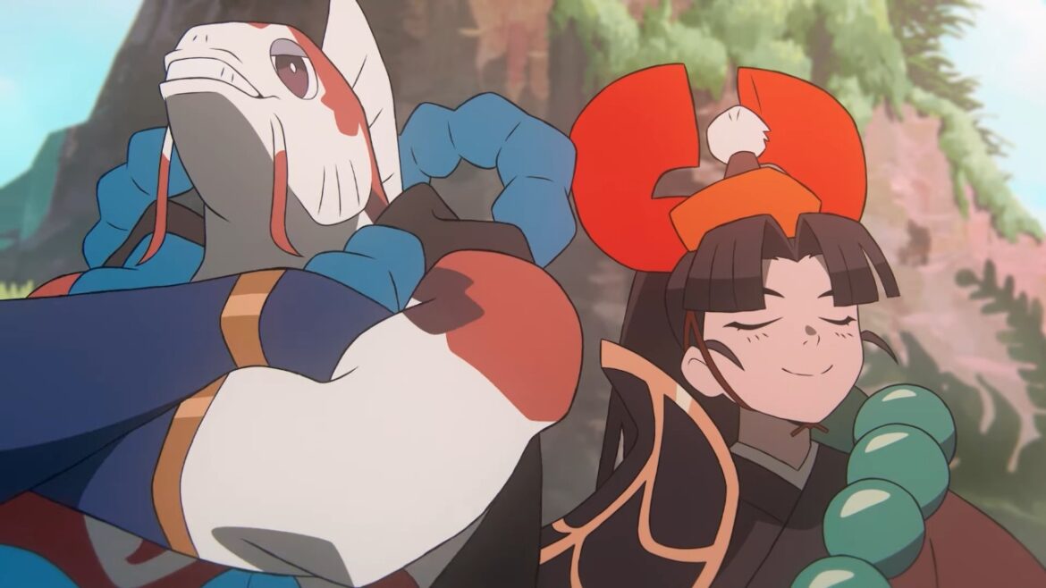 Arte conceitual dos personagens do jogo Towa and the Guardians of the Sacred Tree